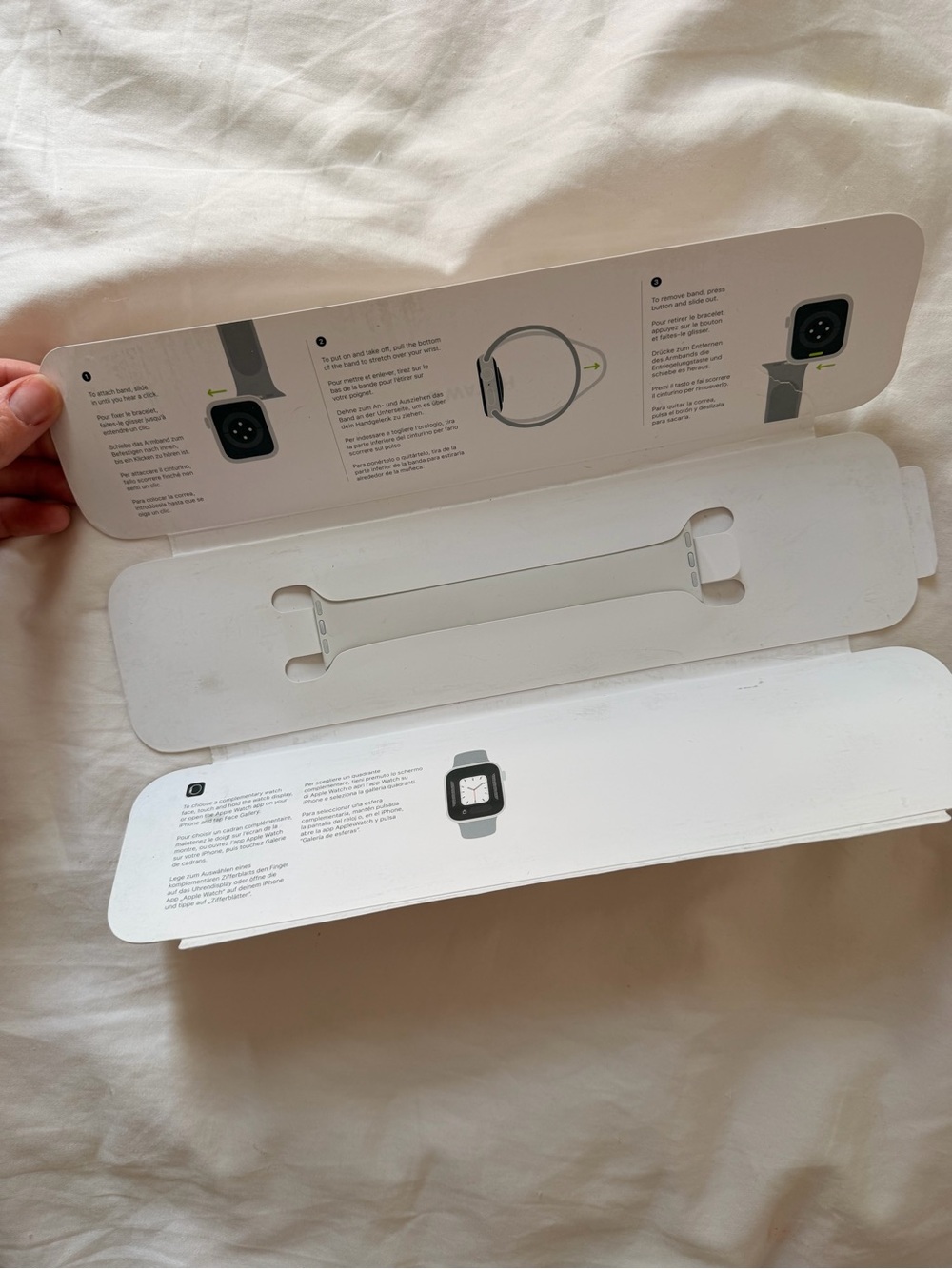 NWT Apple Watch Sport Band - White